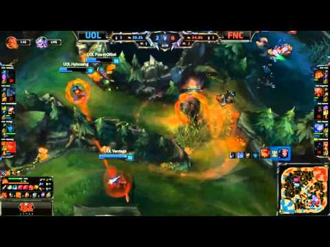 Unicorns of Love vs Fnatic - HIGHLIGHTS - EU LCS Summer 2015 - W1D1 - League of Legends