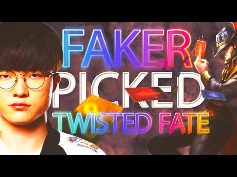 HOW FAKER PLAYS TWISTED FATE? (FULL GAMEPLAY) - KR SERVER SOLOQ