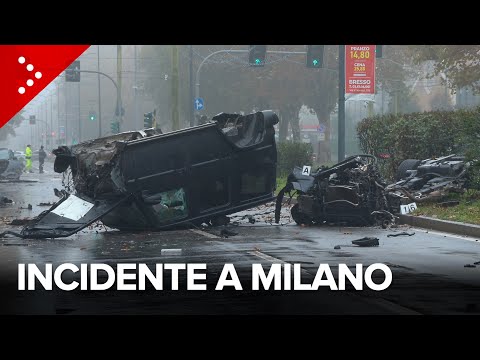Shocking accident in Milan: Mercedes G-Class SUV breaks in two, injuring 7, 21-year-old seriously