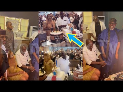 Rochas Okorocha, Senators & Ministers Storm Obi Cubana Birthday Party Live In Abuja