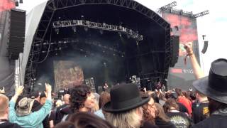 Municipal Waste Bloodstock 2013 Black ice Monster with 21 faces The Inebriator Terror shark