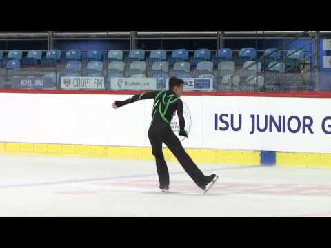 2015 ISU Junior Grand Prix - Zagreb Men Short Program Michael DURHAM NZL