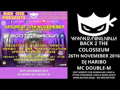 TZN Back 2 The Colosseum 26-11-2016 Dj Haribo Mc Double M happy hardcore bouncy techno rave trance