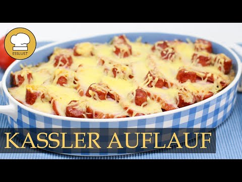 KASSLER AUFLAUF mit Sauerkraut - deftige Hausmannskost überbacken