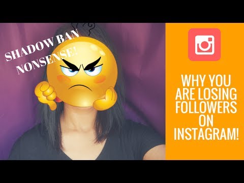 WHY INSTAGRAM SHADOW BAN IS MAKING YOU LOSE FOLLOWERS! HOW TO MAKE IT STOP| REAL TALK | RANT TIME Video