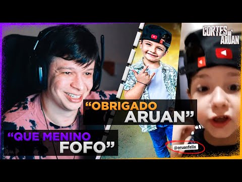 ARUAN REAGE A CHAMEI UM INSCRITO PRA ANDAR DE PORSCHE COMIGO !! *😍 (LEO DA HORNET) - Cortes do Aruan