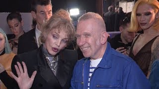 Mika, Paris Jackson, Antoine de Caunes and more backstage after Gaultier Paris Fashion Show