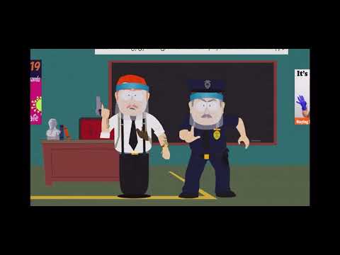 south park - token gets shot