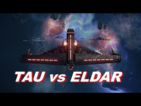 TAU vs Eldar! Rank 43, Heroic Difficulty, 1500 Points - Battlefleet Gothic Armada