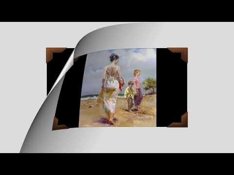 Italian Artist Pino Daeni with music of Francis Goya