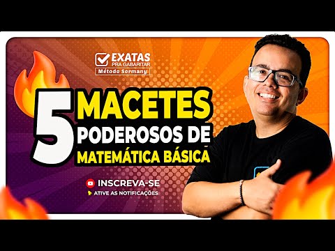 Os 5 MELHORES MACETES de Matemática Básica! 🧠