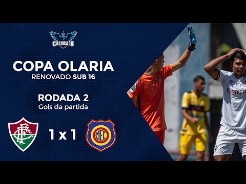 GOLS DA PARTIDA - FLUMINENSE 1X1 MADUREIRA (COPA OLARIA RENOVADO SUB 16)