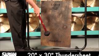 Video thumbnail for Sabian 20"x30" Thundersheet by Woodwind & Brasswind is now Music & Arts