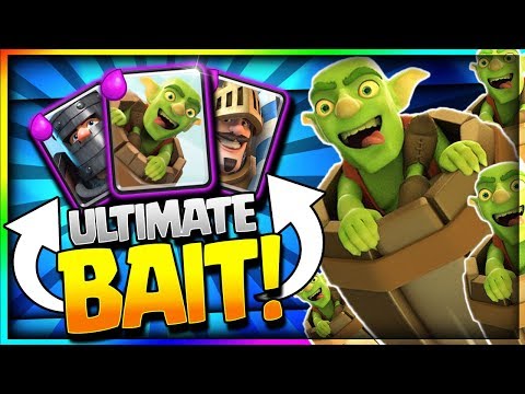 INSANE NEW BAIT DECK is OP!! Easy Goblin Barrel Ladder & Challenge Deck - Clash Royale