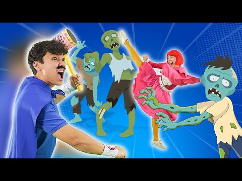 Superheroes vs Spiders and Zombies + More Superhero Songs | Hokie Pokie Kids Videos