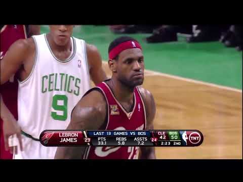 LeBron James 36 Points 7 Rebounds 9 Assists Vs Celtics (2010)