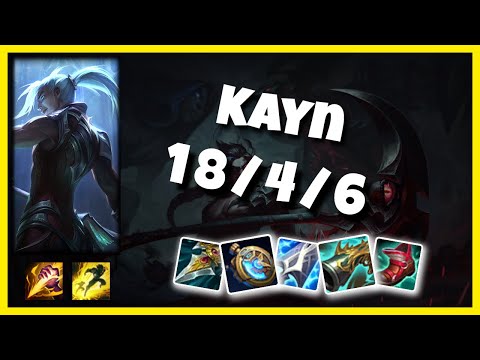 Kayn vs Kindred OCE Challenger JUNGLE (18/4/6) - v11.5