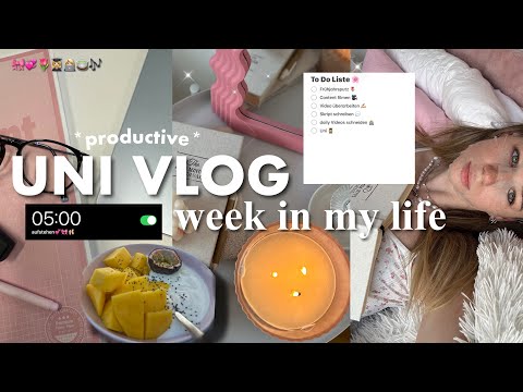 *productive* uni week in my life vlog 🎀