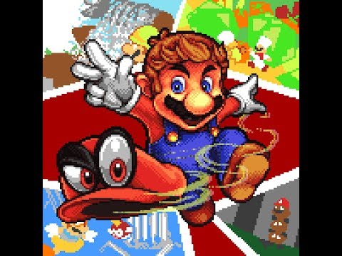 Pixel art: Super Mario Odyssey
