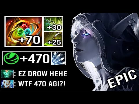 WTF +470 AGI 100% SLOW APEX Drow Ranger Crazy Pause Flex Comeback Karma Melt Enemy Like a Pro Dota 2