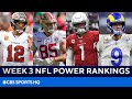 NFL Week 3 Power Rankings: Bucs at No. 1; 49ers, Rams, Cardinals, & Raiders All Move Up