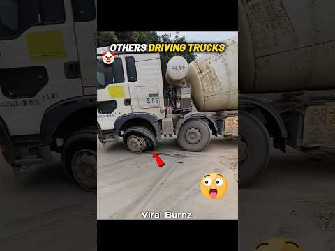 OTHERS DRIVING TRUCKS VS LAST ONE 💀 #edit #trending #trollface #troll #skulledit