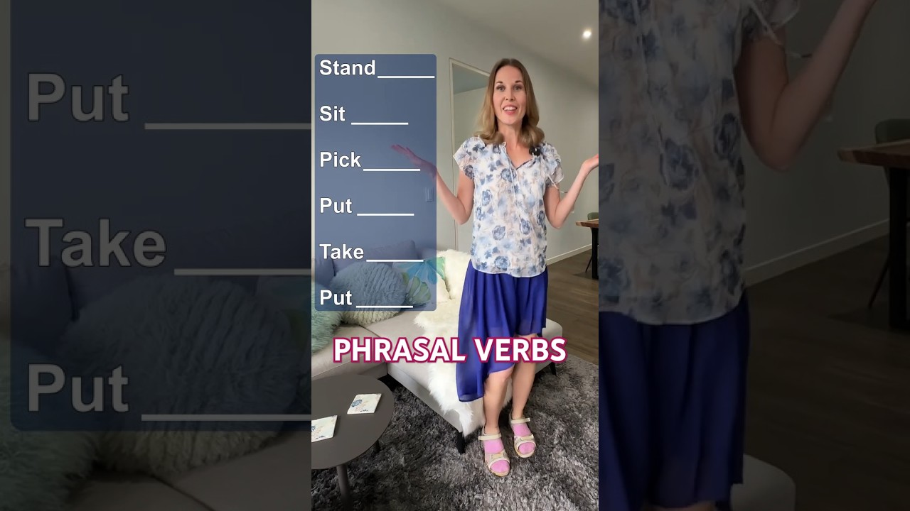 Learn Phrasal Verbs WITH ME and Sound like a NATIVE #learnenglish