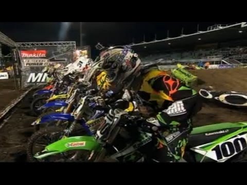 Chad Reed : Australian supercross Round 1 on the Kawasaki 450