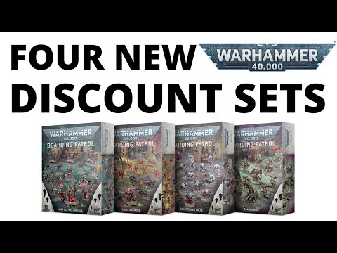 Four New Warhammer 40K Discount Box Sets Revealed - Boarding Patrols for Death Guard, Admech + More!
