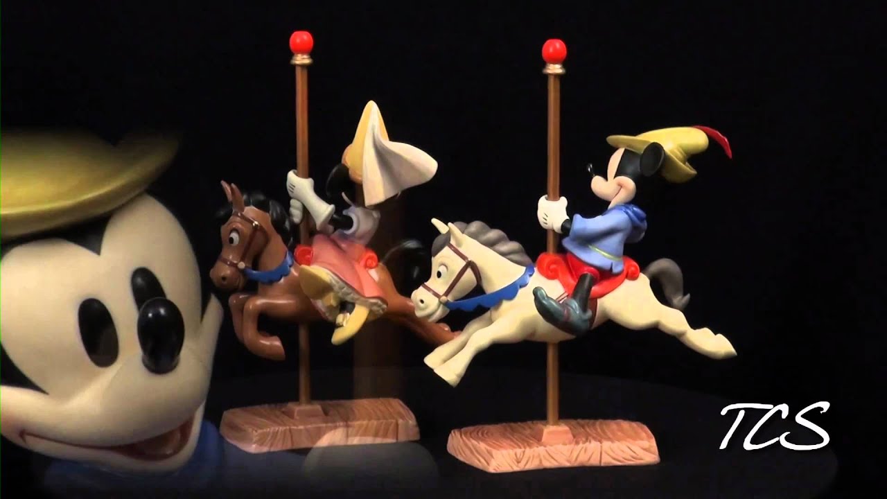 WDCC Brave Little Taylor Mickey And Minnie Mouse Carousel Sweethearts