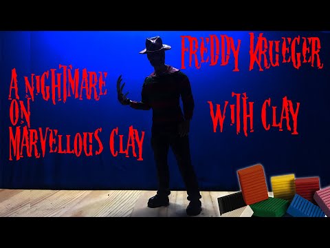 How to make Freddy Krueger with clay | Sculpting Freddy Krueger - timelapse sculpt.