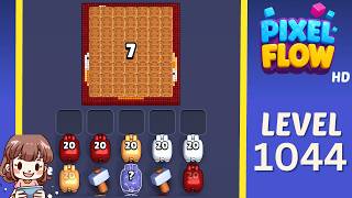 Pixel Flow Level 1044 Solution Walkthrough
