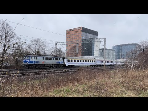 Lokomotywa EP07-541 PKP INTERCITY pociąg IC ARTUS Gdynia-Przemyśl linia kolejowa nr 202 Gdańsk