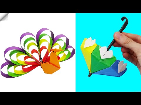 6 DIY paper crafts Moving paper TOYS Easy paper crafts