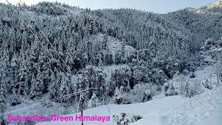 preview picture of video 'Beautiful view of Himachal Mandi snow fall || 07/-02-2019 || Video By #RaviLathi'