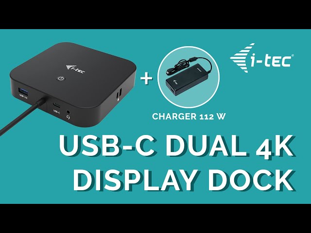 Vídeo relacionado con I-Tec Universal Dual 4k Display Docking Station + Power Delivery 85w (I-Tec Universal Dual 4k Dock - Power Delivery 85w)
