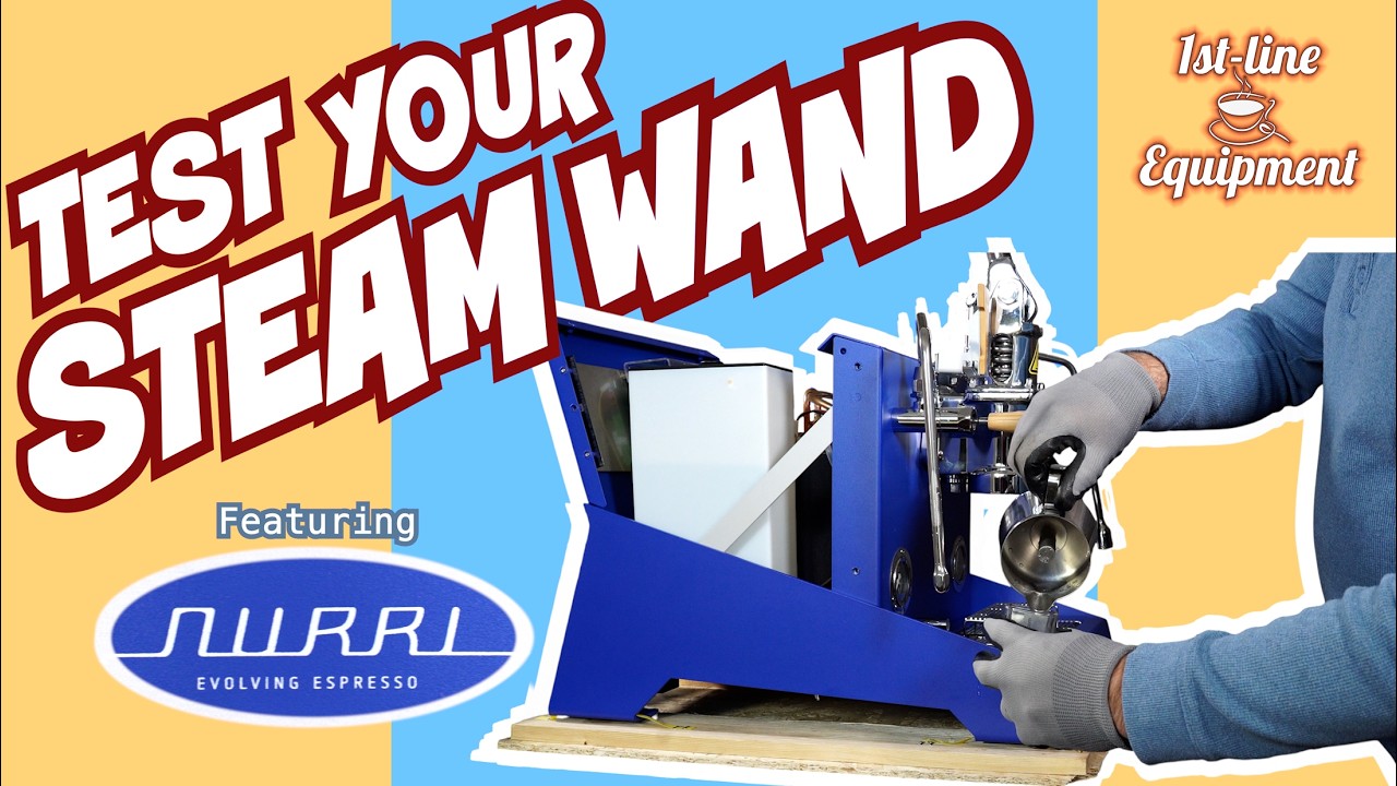 Test Your Steam Wand featuring Nurri L-Type Lever Leva Dual Boiler Espresso Machine