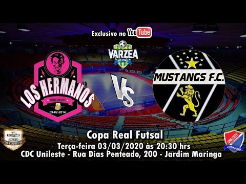 Los Hermanos  x  Mustangs FC - Copa Real Futsal 2020
