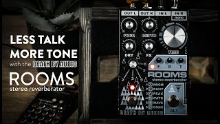 Video thumbnail for Death By Audio ROOMS Stereo Reverberator Demo (Stereo and Mono examples - Use Headphones) by The Pedal Zone