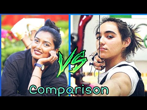 Ana Vazquez & Deepika  Kumari (Mexico VS India) "Archers" Lifestyle Comparison 2021...