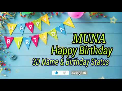 MUNA Birthday Song -- Happy Birthday To You // #yt #muna  #birthdaysong
