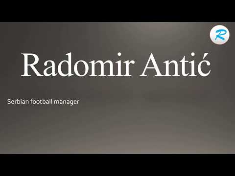 How to pronounce Radomir Antić