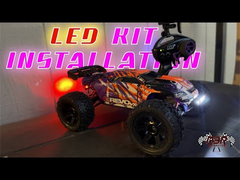 Traxxas 1/16 E-Revo VXL | LED Kit Installation