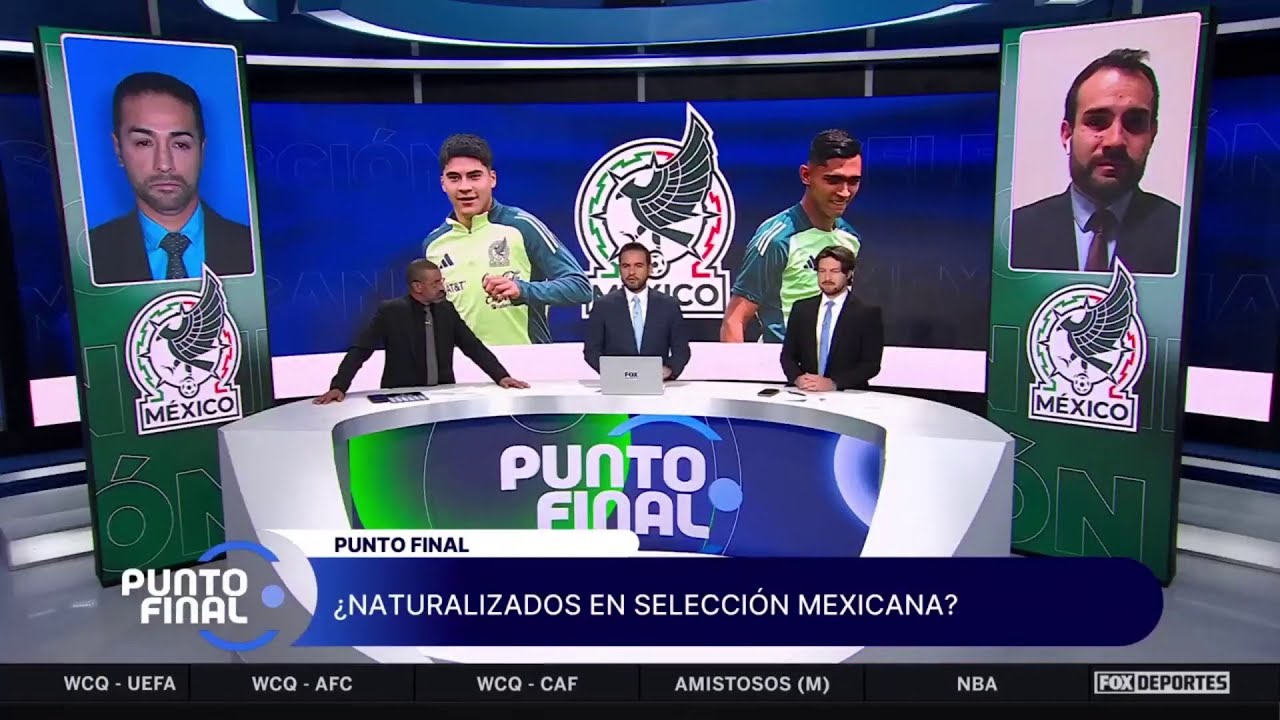 🤔🇲🇽 Jugadores NATURALIZADOS en la SELECCIÓN MEXICANA, ¿sí o no? | Punto Final