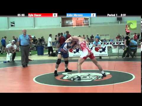 65 KG Kyle Bauer vs  Gabe Moreno