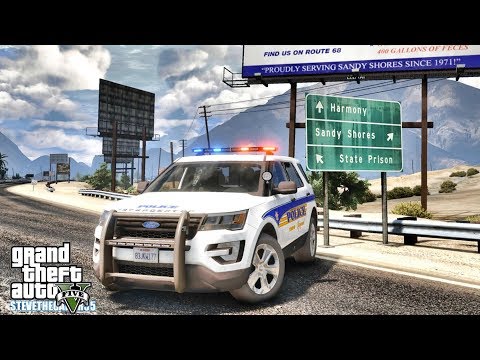 GTA 5 MODS LSPDFR 0.4.1 - FORD EXPLORER PATROL!!! (GTA 5 REAL LIFE PC MOD) GRAPESEED