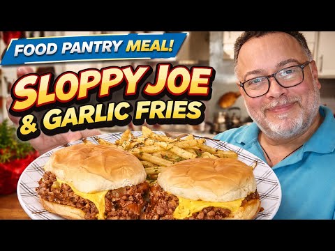 Pantry Magic: Sloppy Joe & Garlic Fries for One”