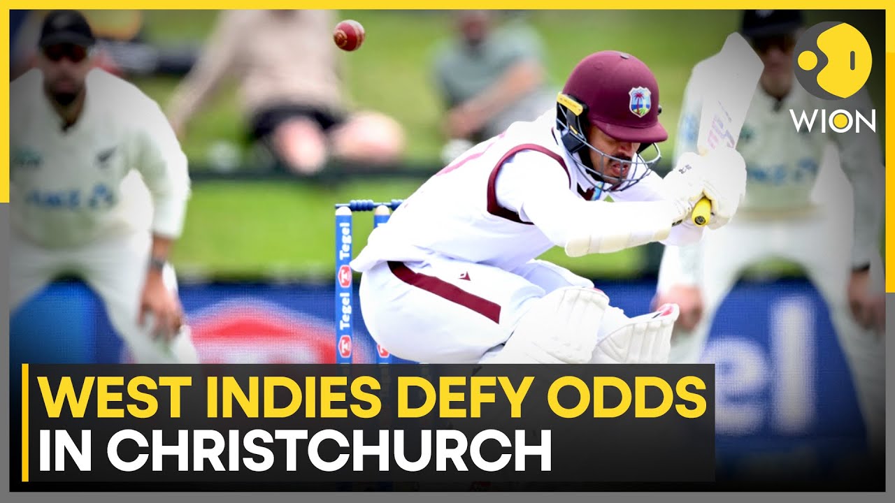 West Indies Score 457/6 in Fourth Innings To Force A Draw | WION News