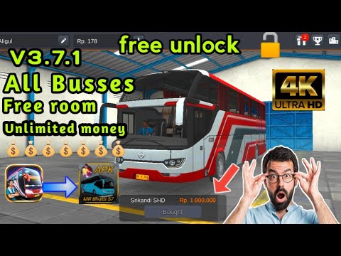 3.7.1 free unlock 🔓 All buses apk Mode Bus Simulator Indonesia By Mr AGK Gaming 😘👌October 18, 2022