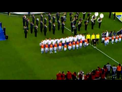 Netherlands vs USA 3/3/2010 Dutch anthem Wilhelmus